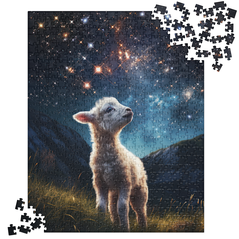 Lamb & Stars - Jigsaw Puzzle