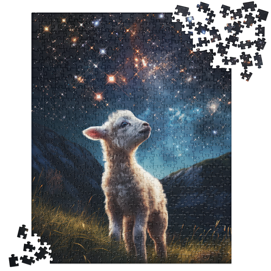 Lamb & Stars - Jigsaw Puzzle